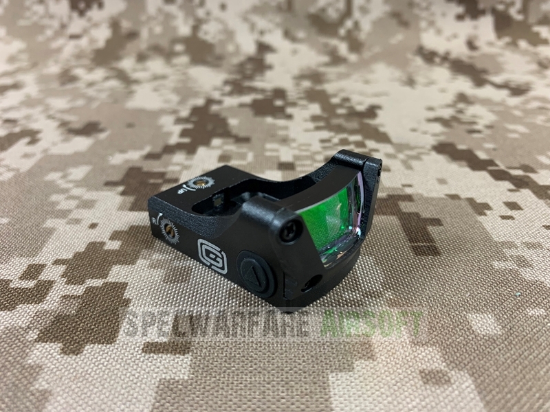 Specwarfare Airsoft. WADSN M1 Style Micro Airsoft Sight Red Dot (Black)