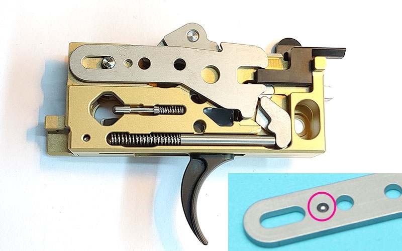 Specwarfare Airsoft. G&P TOKYO MARUI MWS STAINLESS STEEL BOLT STOP