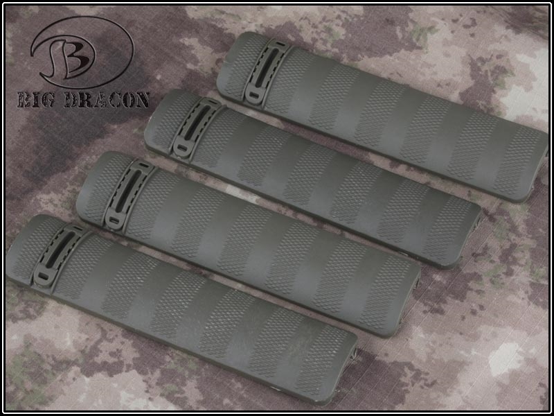 Picture of Big Dragon Battle Rail Cover Pack of 4 Pcs (Dark Earth)