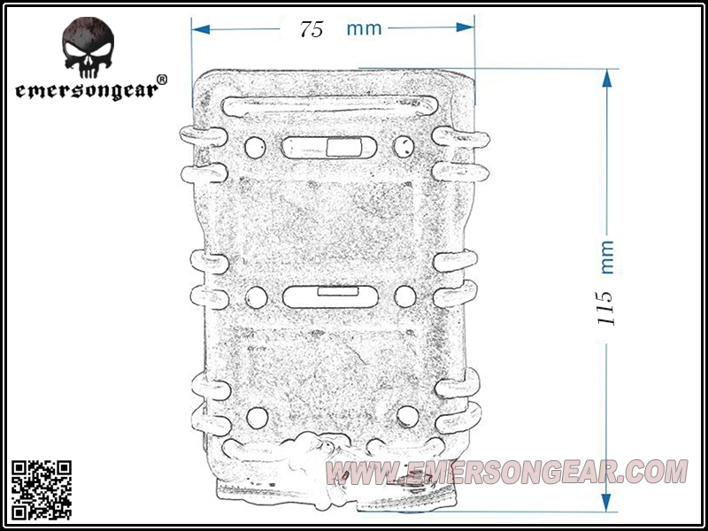 Specwarfare Airsoft. Emerson Gear Gcode Style 5.56 Tactical MAG Pouch