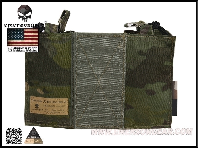 Specwarfare Airsoft. Emerson Gear JPC MBITR Radio Pouch Set (Multicam