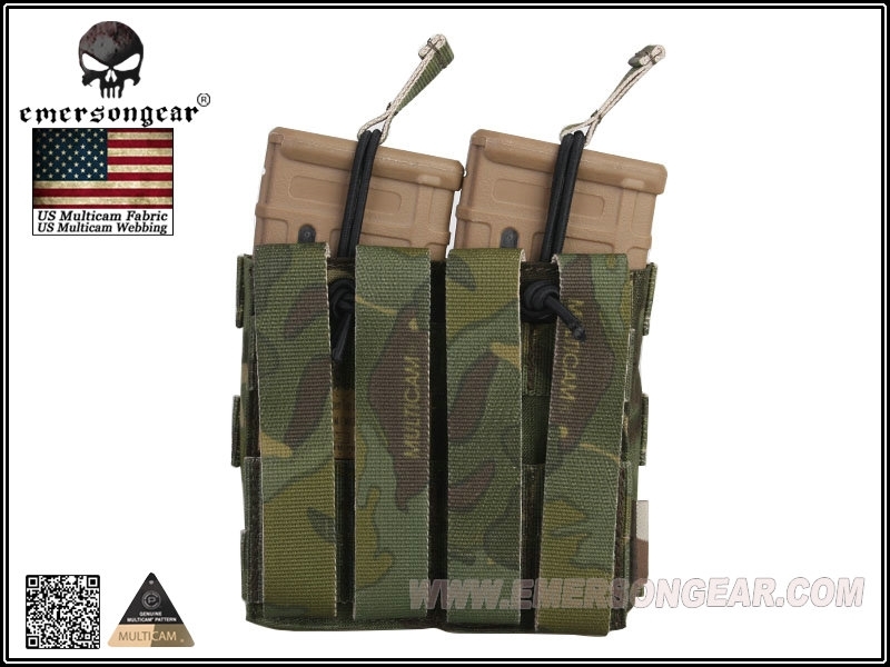 Specwarfare Airsoft Emerson Gear Modular Open Top Double Mag Pouch For