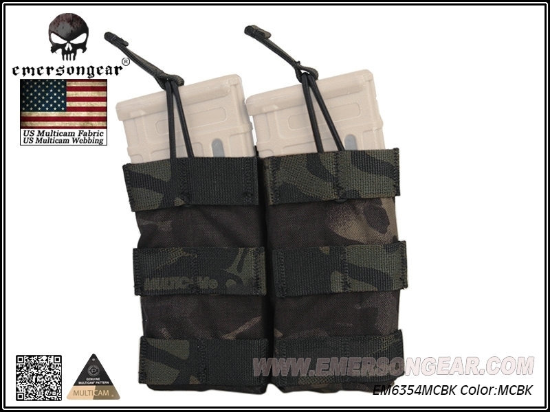 Picture of Emerson Gear Modular Open Top Double MAG Pouch For 5.56 (Multicam Black)