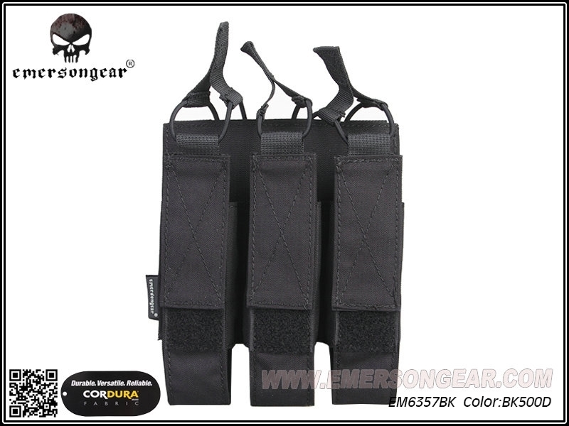 Picture of Emerson Gear Modular Triple MAG Pouch For MP7 KRISS (Black)