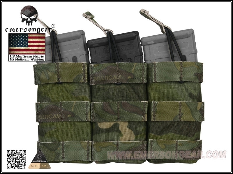 Picture of Emerson Gear Modular Triple Open Top Magazine Pouch (Multicam Tropic)