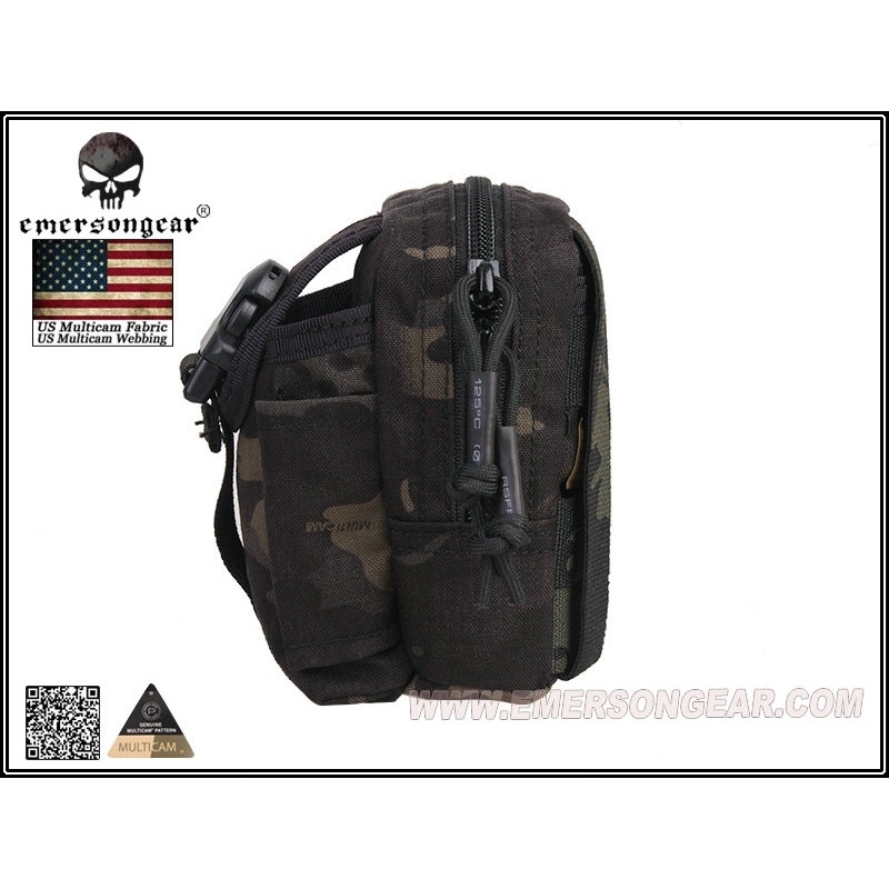 Specwarfare Airsoft. Emerson Gear Multi Purposes Waist Bag (Multicam Black)