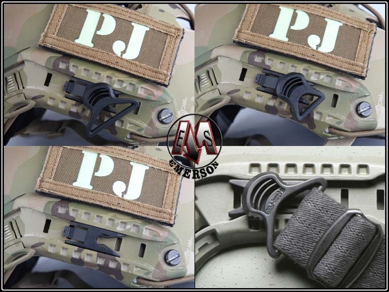 Specwarfare Airsoft. Emerson Gear OP Type FAST Helmet Goggles Swivel