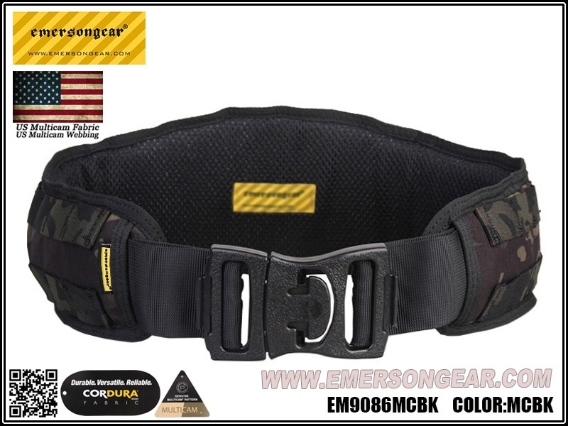 Picture of Emerson Gear Padded Molle Waist Belt (Multicam Black)