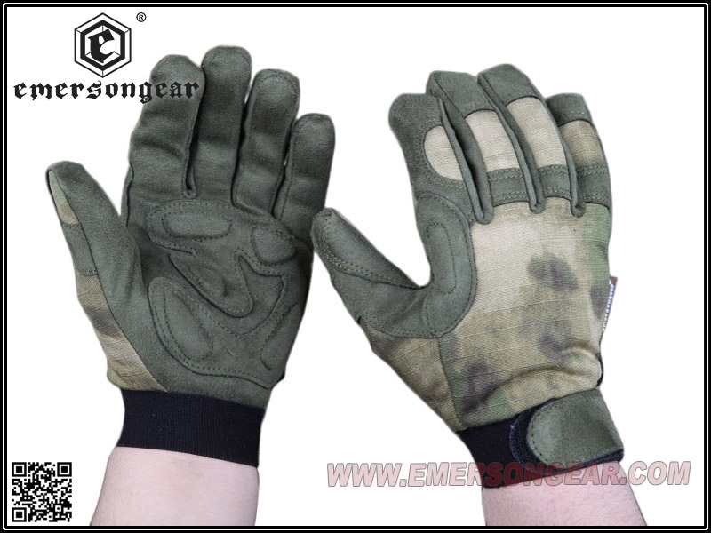 Picture of Emerson Gear Tactical Lightweight Camouflage Gloves (AT-FG)