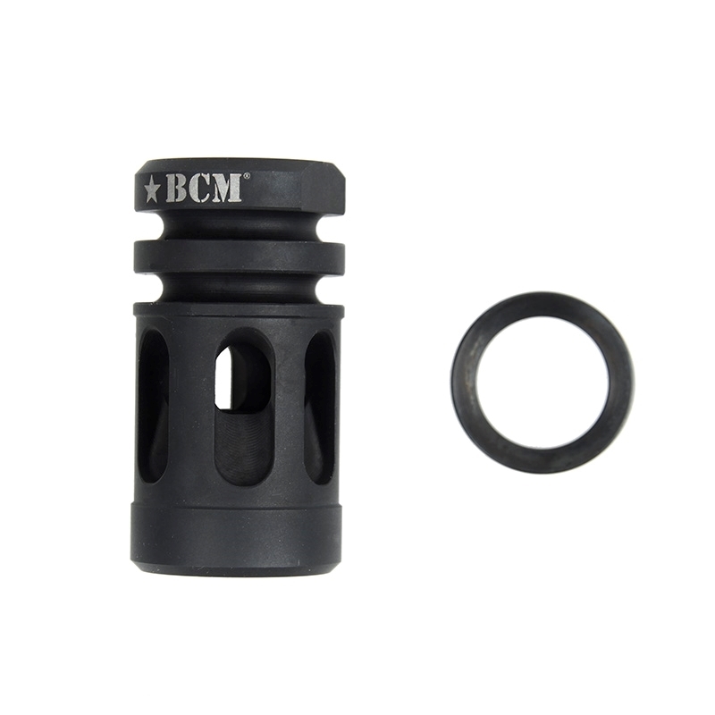 Picture of BJ Tac BM Style MOD1 Muzzle Device Steel (Short)