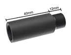 Picture of G&P 1.5 Inch Outer Barrel Extension (14mm CW)