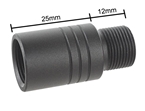 Picture of G&P 1 Inch Outer Barrel Extension (CCW to CCW)