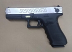 Picture of G&P Custom Metal Slide Lonewolf G18 M232 GBB Pistol (SV)