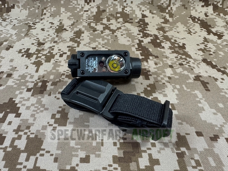 Picture of FMA Molle Survival Light Headlamp with IR/LED Light Hands (Black)