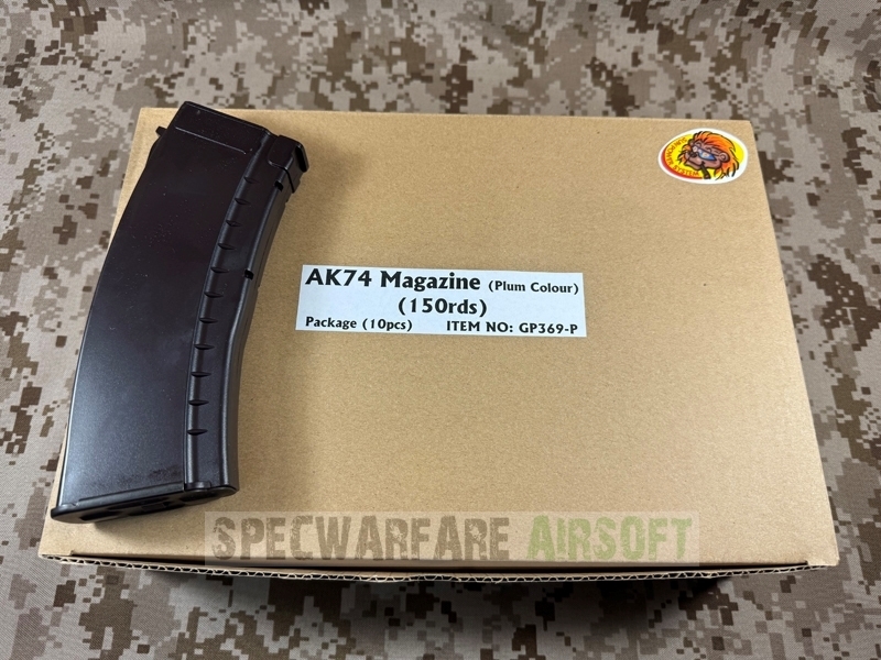 Picture of G&P AK74 150rd Magazine for AK Series AEG (Plum, 10pcs)