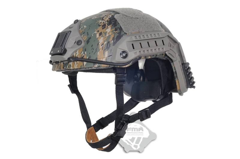 Picture of FMA MH Type maritime Fast Helmet ABS (L/XL, Digital Woodland)