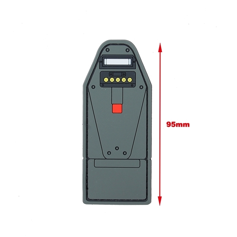 Toppa In PVC Airsoft – Pugnale Shield – 30x50 Mm, Con Chiusura A Gancio, Per Gilet Tattico E BDU