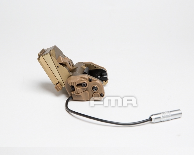 FMA GSGM NVG Helmhalterung Sand - Professionelle Nachtsichtbrillen Montage Für Militärhelme