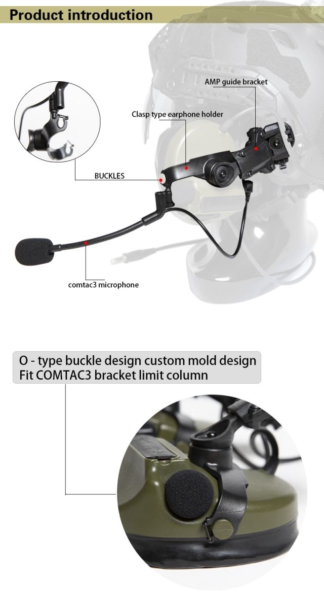 Buy Helmet ARC Rail Adapter,Multi-Angle Rotation Headphones Holder For Comtac 3 Headsets Ops Core Arc And Team Wendy M Lok Rail