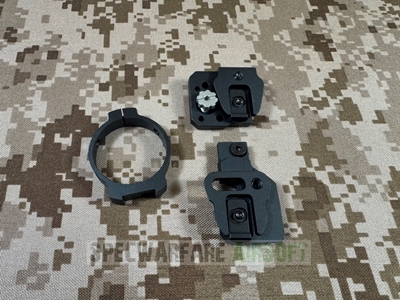 Picture of Z&Z KVC Type Obverse Shoe Mount Adapter Set for PVS-14 (Black)