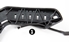 Picture of FMA FAST Helmet Side Rail Mount Bungee Lanyard (Black)
