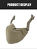 Picture of FMA Outdoor Gear Helmet Mask Lightweight Rail-Specific Mask (DE)
