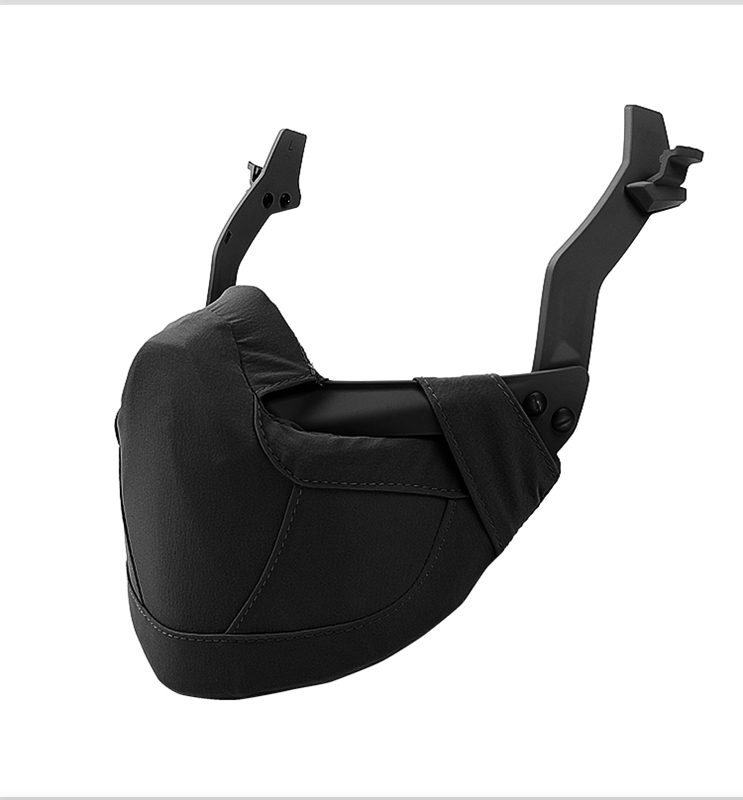 Picture of FMA Outdoor Gear Helmet Mask Lightweight Rail-Specific Mask (Black)