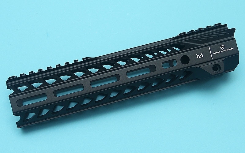 Picture of EMG Strike Industries M-Lok Handguard Rail (10inch) for Tokyo Marui MWS GBBR - CNC Aluminum, BK (by G&P)
