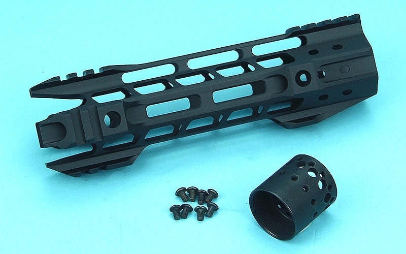 Picture of G&P 8 inch Phantom M-Lok Handguard for M4 AEG/GBB (Black)
