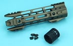 Picture of G&P 8 inch Phantom M-Lok Handguard for M4 AEG/GBB (Sand)